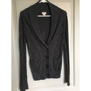 Grey button cardigan